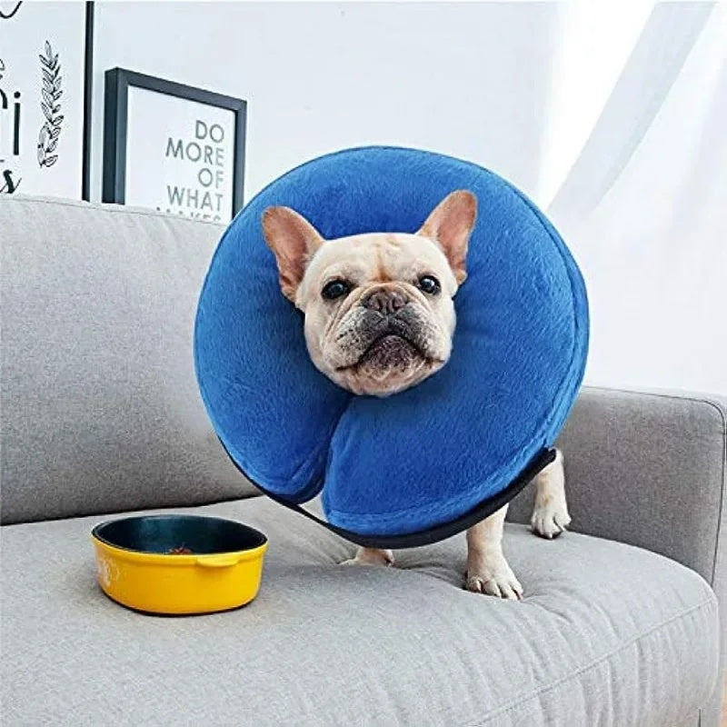 Dog Cones After Surgery Protective Inflatable Dog Collar Pet Recovery Collar Soft Pet Cone For Small Medium Or Large Dogs Cats