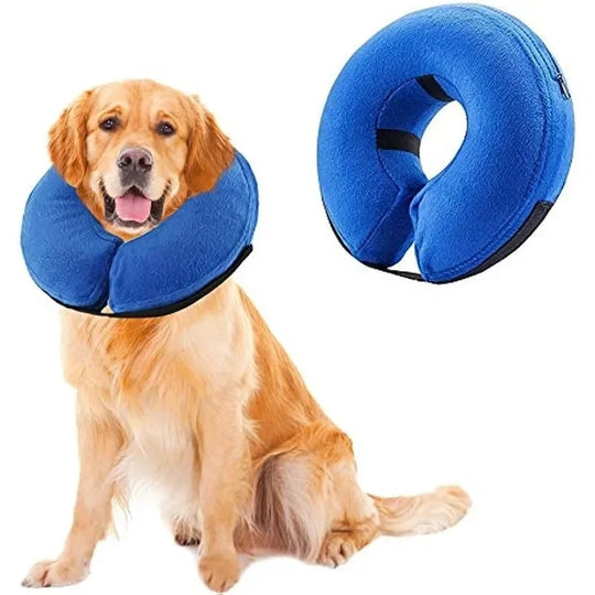 Dog Cones After Surgery Protective Inflatable Dog Collar Pet Recovery Collar Soft Pet Cone For Small Medium Or Large Dogs Cats